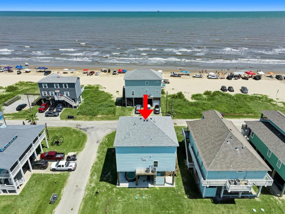 Beachfront - Hot Tub - Bbq - 14 Guests Bolivar Peninsula Luaran gambar