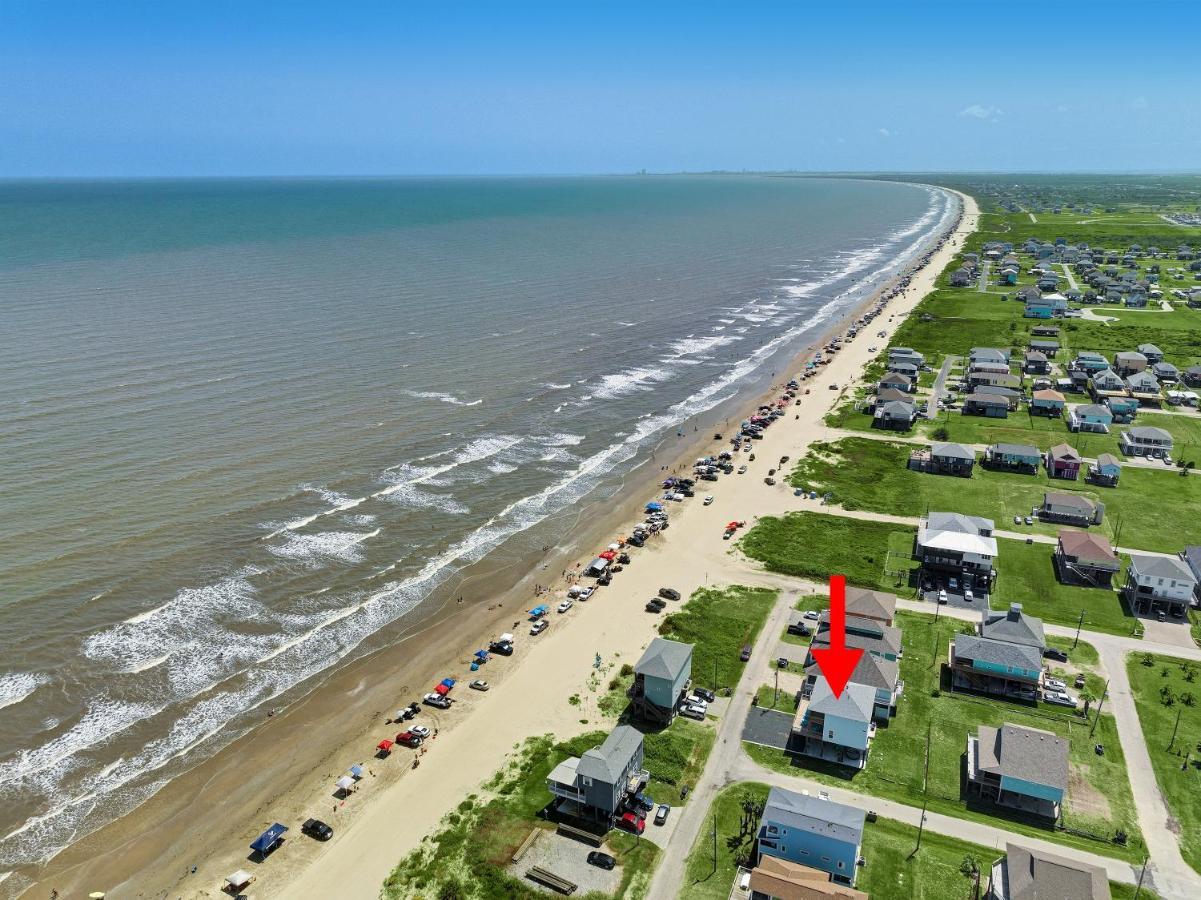 Beachfront - Hot Tub - Bbq - 14 Guests Bolivar Peninsula Luaran gambar