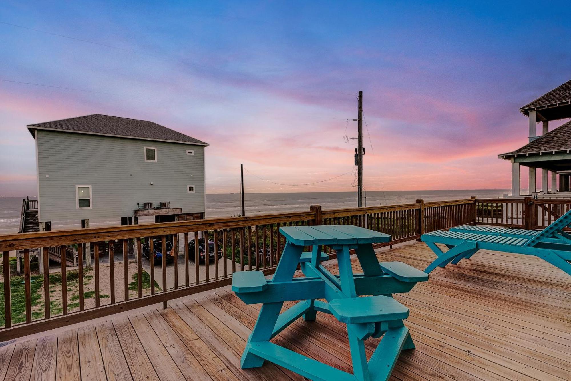 Beachfront - Hot Tub - Bbq - 14 Guests Bolivar Peninsula Luaran gambar